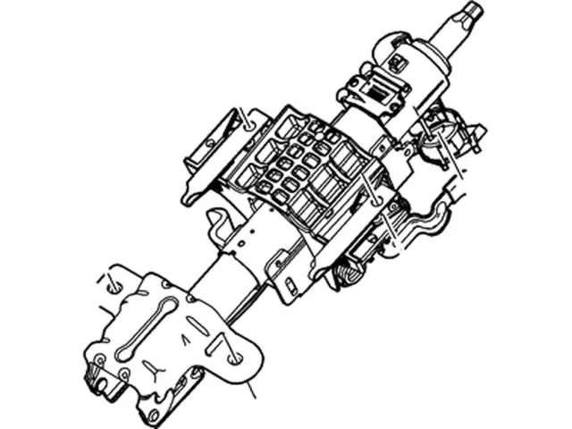 CC3Z3C529AQ - Steering: Steering Column for Ford: F-250 Super Duty, F-350 Super Duty, F-450 Super Duty Image