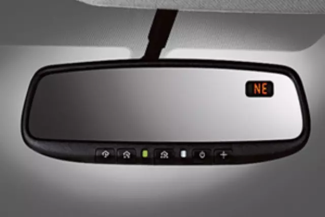 Auto-Dimming Rear View Mirror With Homelink - Nissan (999L1-VW102)