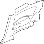 76901AC804 - : Interior Quarter Panel Trim Panel for INFINITI: G35 Image