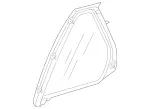 212730410065 - Body: Fixed Glass for Mercedes-Benz Image