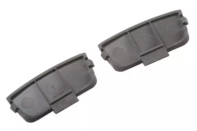 22942751 - : Medium Titanium Rear Seat Shoulder Belt Guide Bracket Trim Cover for GM Image