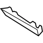 DL1Z7804608DA - Body: Trim Molding for Ford Image