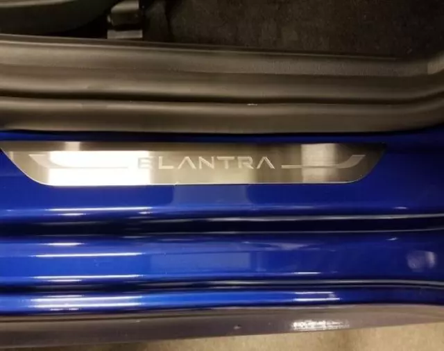 2021-2025 Hyundai Elantra Door Scuff Alloy Step Plates Set Of 4 - Hyundai (ABF45AC200)