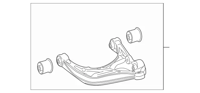 1673505901 - Rear Axle: Transverse Control Arm for Mercedes-Benz: GLE53 AMG, GLE63 AMG S, GLS450, GLS63 AMG Image image