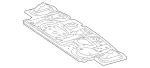 2186400060 - : Rear Panel for Mercedes-Benz Image