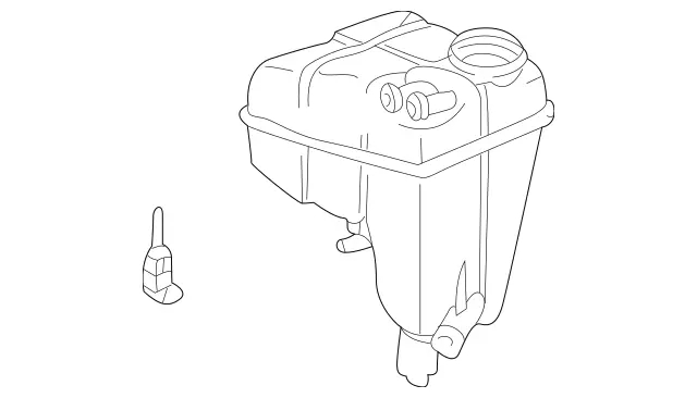 2305000149 - Cooling System: Reservoir for Mercedes-Benz Image