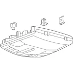 FA1Z58519A70HAE - : Console Assembly Overhead for Ford Image