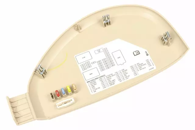 Very Light Linen Driver Side Instrument Panel Fuse Block Access Hole Cover - GM (22925347)