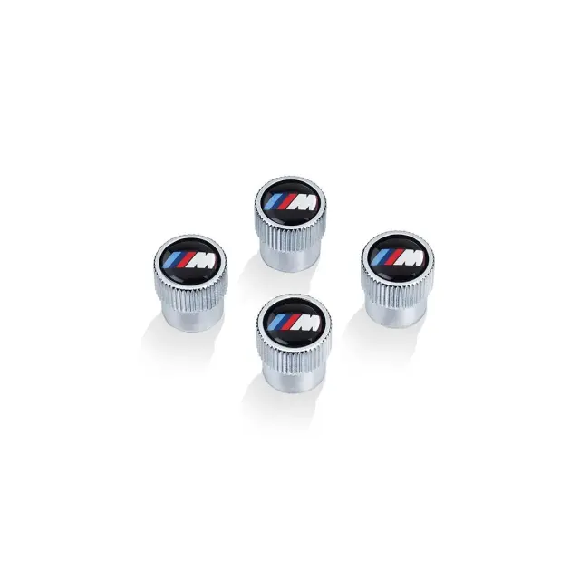 36110421543 - Wheels: Valve Stem Cap Set - M Logo for BMW Image