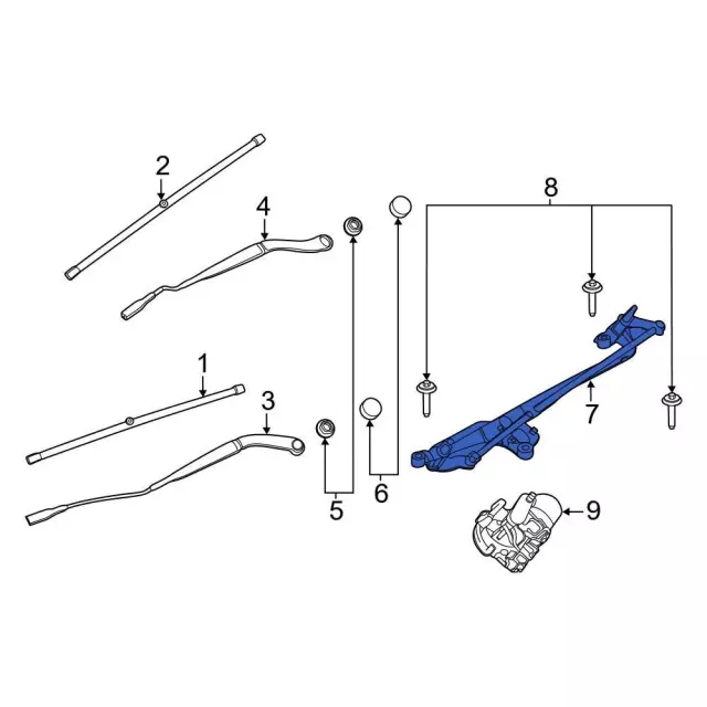 Front Transmission - Ford (LB5Z-17566-B)