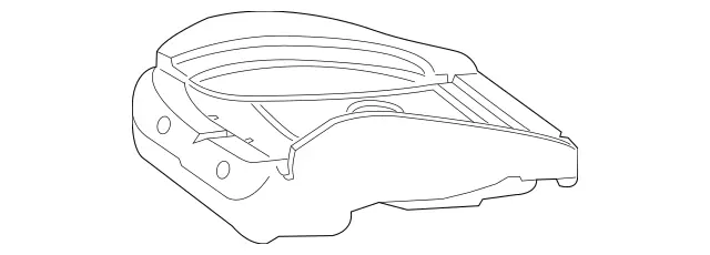 2929101103 - Driver Seat: Padding, Frt. Seat Cush for Mercedes-Benz: GL350, GL450, GL550, GLE300d, GLE350, GLE400, GLE43 AMG, GLE450 AMG, GLE550e, GLS350d, GLS450, GLS550, ML250, ML350, ML400, ML550 Image image