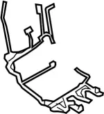 87019JU60A - Body: Harness for INFINITI: G37, Q60 Image