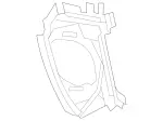 2075050888 - : Cover For Air Inlet for Mercedes-Benz: E550 Image