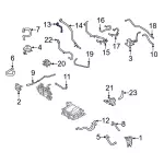 NL3Z18472B - : Coolant Hose for Ford Image