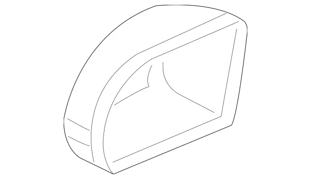 2038110360 - Front Doors: Mirror Housing for Mercedes-Benz: 180C, C230, C240, C280, C32 AMG, C320, C350, C55 AMG Image image
