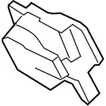 8L8Z3F791A - Steering: Switch Housing for Ford Image