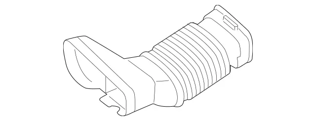 2760901911 - Chassis Sheet Metal Parts/Air Intake: Air Intake Hose for Mercedes-Benz: GL450, GLE400, GLE43 AMG, GLE450 AMG, GLE550e, GLS450, ML400 Image image