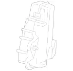 2387504100 - Body: Pull Down Unit Insulation for Mercedes-Benz Image