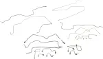 919033 - : Stainless Steel Preformed Brake Line Kit for Dorman Image