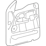 6L3Z1823943EAA - Body: Door Trim Panel for Ford: F-150 Image
