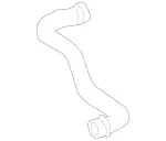 2095013982 - : Upper Hose for Mercedes-Benz Image