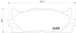 355012401 - : Disc Brake Pad Set for Hella Pagid Image