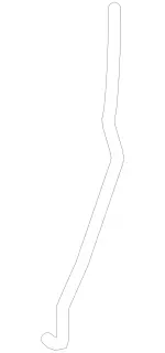 2927330139 - Rear Doors: Securing Rod for Mercedes-Benz: GLE43 AMG, GLE450 AMG, GLE63 AMG S Image