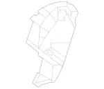 2239110600 - Front Seat: Holder for Mercedes-Benz: 350SD, Maybach EQS 680 SUV, Maybach S580, Maybach S680, S500, S580, S580e, S63 AMG E Performance Image