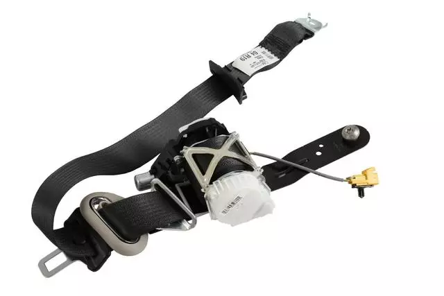 19207568 - : Ebony Driver Seat Belt with Retractor for Cadillac: Escalade EXT | Chevrolet: Avalanche, Silverado 1500 | GMC: Sierra 1500 Image