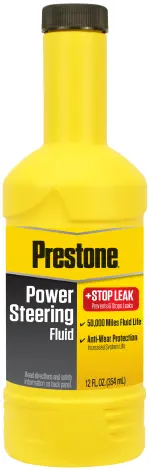 AS262Y - : Power   Steering Fluid Plus Stop Leak; 12 Fluid Ounce for Prestone Image