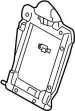 886015DA0A - Body: Seat Back Frame for Infiniti Image
