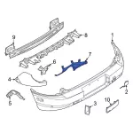 M1PZ17754C - Body: Center Bracket for Ford: Bronco Sport Image