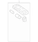21282050019051 - : Dome Lamp Assembly for Mercedes-Benz Image