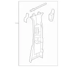 2126902026 - Trim and Lining: Trim, B-Pillar for Mercedes-Benz Image