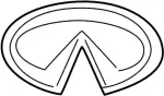 628903W700 - : Emblem for INFINITI: QX4 Image