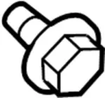 155308101 - Body: Lower Quarter Trim Clip for Infiniti Image