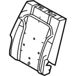 DE9Z7464810D - Body: Seat Back Pad for Lincoln: MKT Image