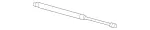 1707500036 - Trunk Lid: Gas-Operated Spring for Mercedes-Benz: SLK230, SLK320 Image