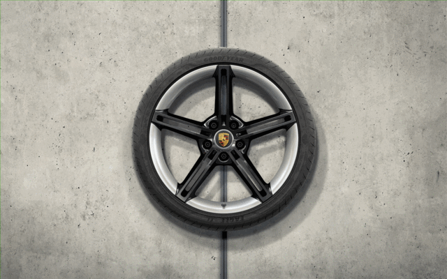9J1073660K - Wheels: 21-Inch Mission E Design Summer Wheel-And-Tire for Porsche: Taycan Image