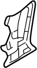 762402Y900 - Body: Inner Pillar for Infiniti Image