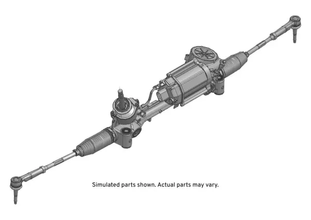 84197554 - : Electric Drive Rack and Pinion Steering Gear Assembly with Tie Rods for Chevrolet: Impala Image