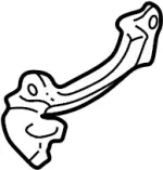 82430AR000 - Body: Door Check for Infiniti Image