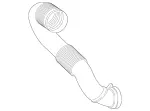 9065282224 - Engine: Intake Hose for Mercedes-Benz Image