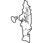 8A8Z8311A - Body: Side Air Baffle for Ford: Flex Image