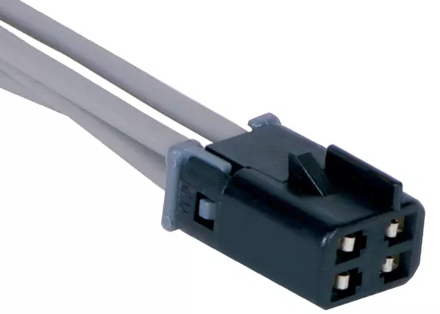 12102900 - Electrical: 4-Way Female Black Multi-Purpose Pigtail for Chevrolet: C1500, C2500, C3500, K1500 Pickup, K2500 Pickup, K3500 Pickup, Monte Carlo | GMC: C1500 Pickup, C2500 Pickup, C3500 Pickup, K1500 Pickup, K2500 Pickup, K3500 Pickup Image