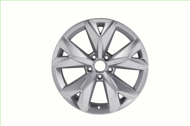 3QF601025L8Z8 - : 18 In Prisma Winter Wheel - Diamond Silver for Volkswagen: Atlas Image