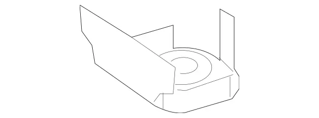 2316280049 - Cowl, Front Panel: Mount for Mercedes-Benz: SL400, SL450, SL550, SL63 AMG, SL65 AMG Image image