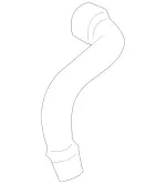 271203018264 - Engine: Hose for Mercedes-Benz Image