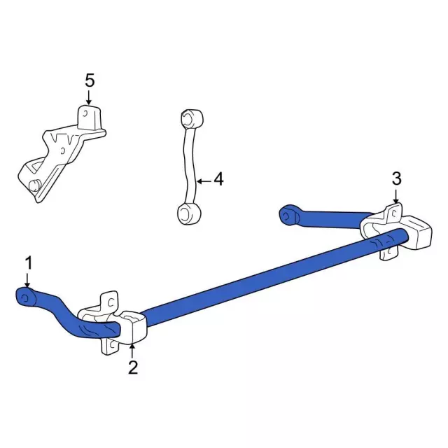 7C3Z5482E - Suspension: Stabilizer Bar for Ford Image