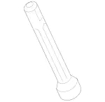 9910024 - Bumper/Fender/Hood: Hinge Pivot for Mercedes-Benz Image